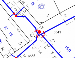 GIS Wasser mit AutoGIS und BricsCAD Gis Wasser Bestandsplan mit BricsCAD