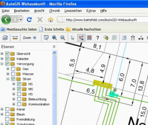 WebGIS Strom Bestandsplan GIS Strom im WebGIS